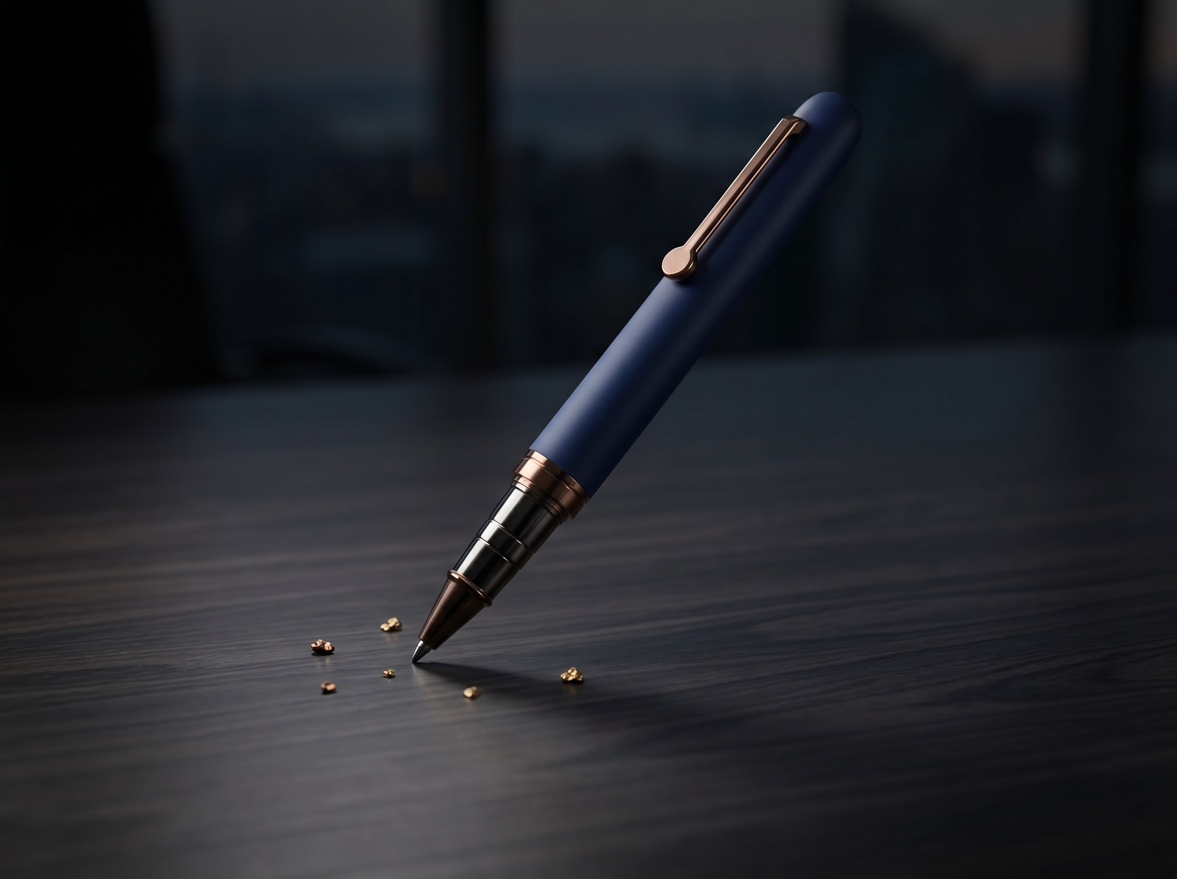 Aurencia Signature Collection Roller Ball Pen (Ink Color - Blue)
