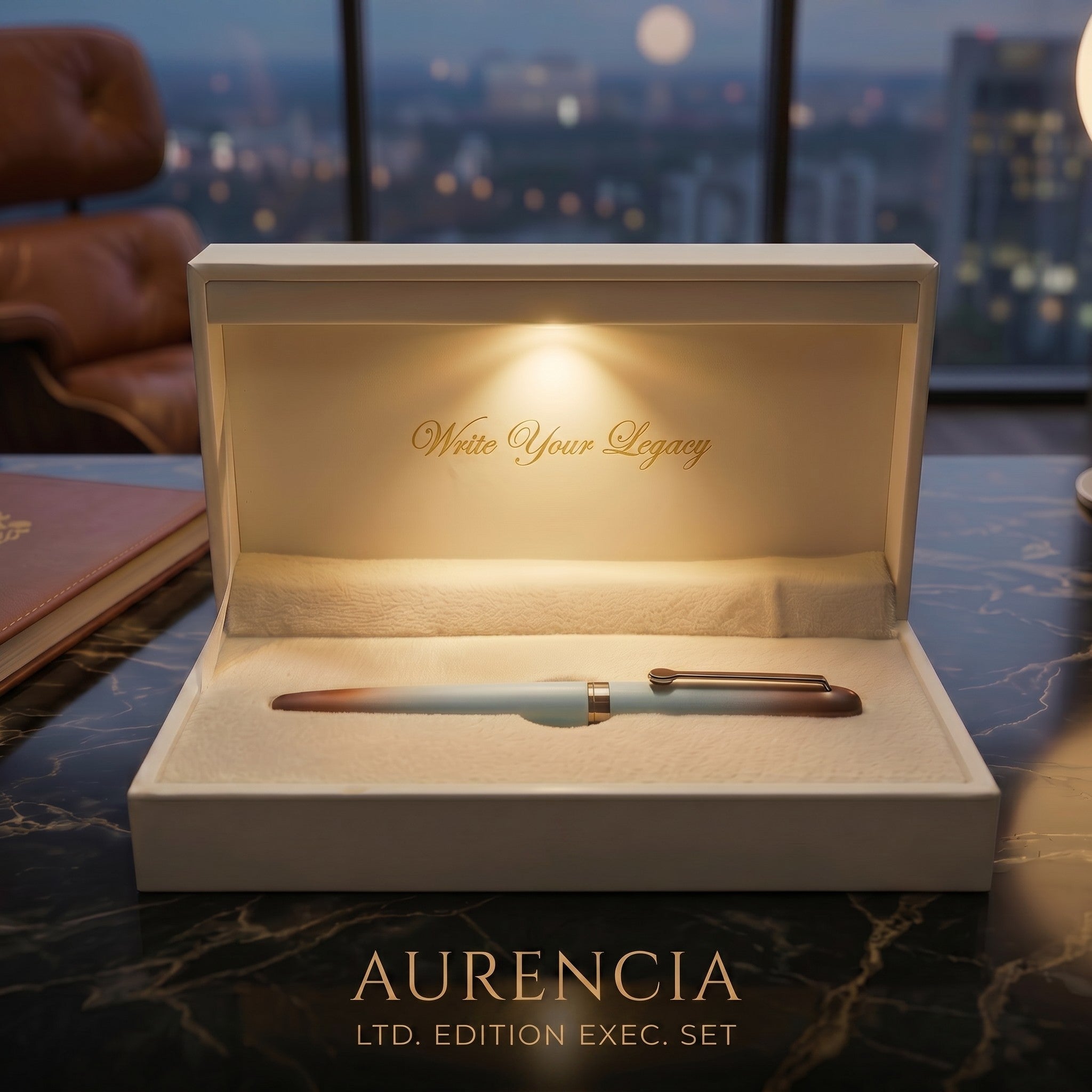 Aurencia Serenity Legacy Collection Roller Ball Pen (Ink Color - Blue)