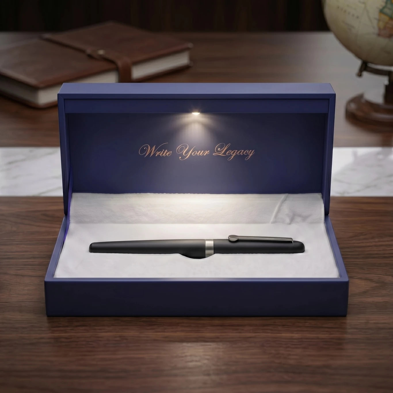 Aurencia Executive Noir Roller Ball Pen (Ink Color - Blue)