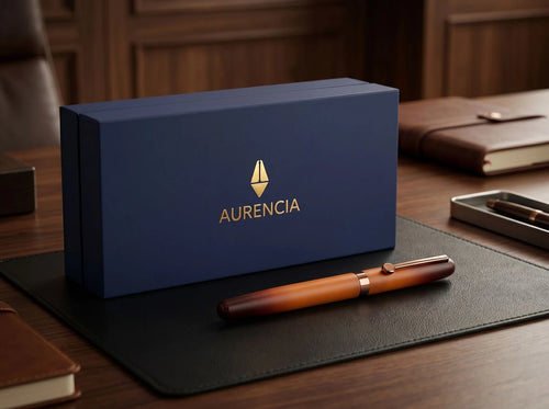 Aurencia Mocha Legacy Collection Roller Ball Pen (Ink Color - Blue)
