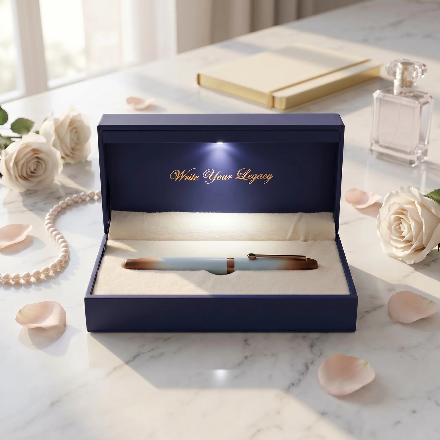 Aurencia Serenity Legacy Collection Roller Ball Pen (Ink Color - Blue)
