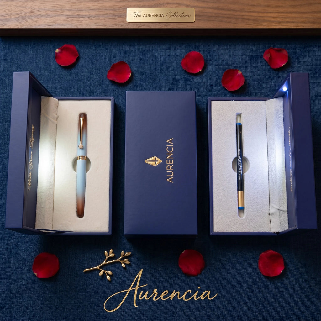 Aurencia Serenity Legacy Collection Roller Ball Pen (Ink Color - Blue)