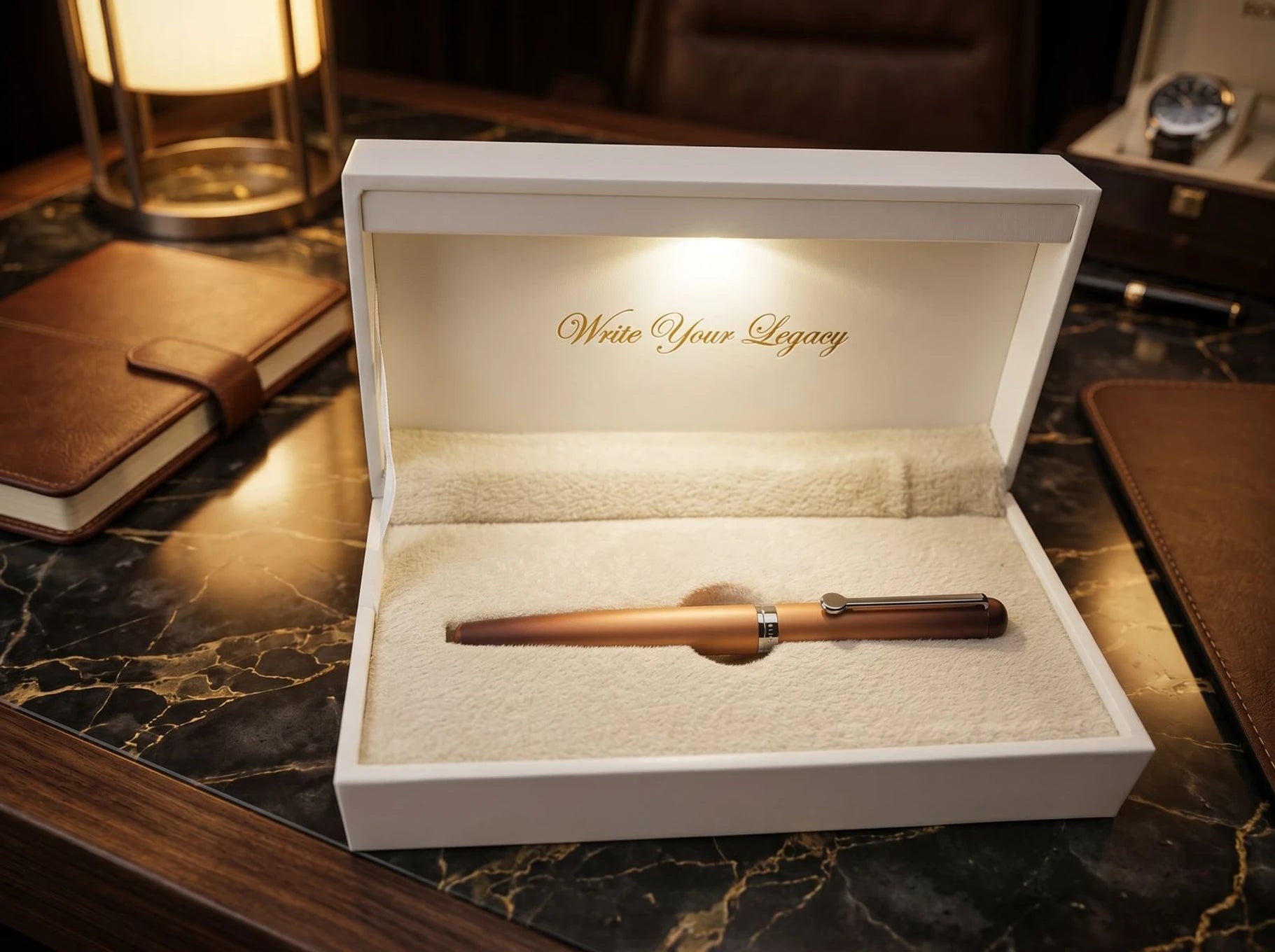 Aurencia Mocha Legacy Collection Roller Ball Pen (Ink Color - Blue)