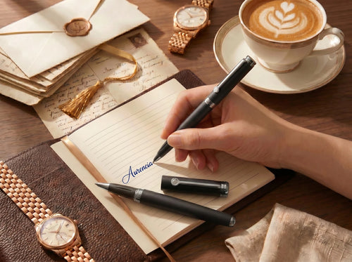 Aurencia Imperial Gift Collection Roller Ball Pen (Ink Color - Blue)