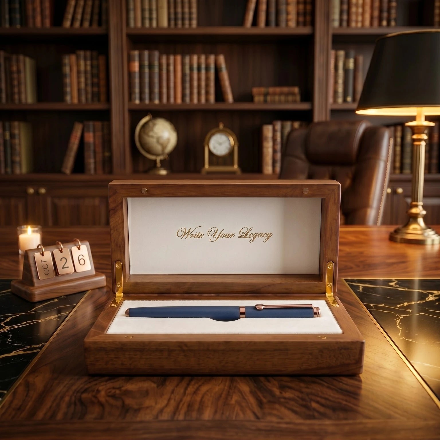 Aurencia Imperial Gift Collection Roller Ball Pen (Ink Color - Blue)