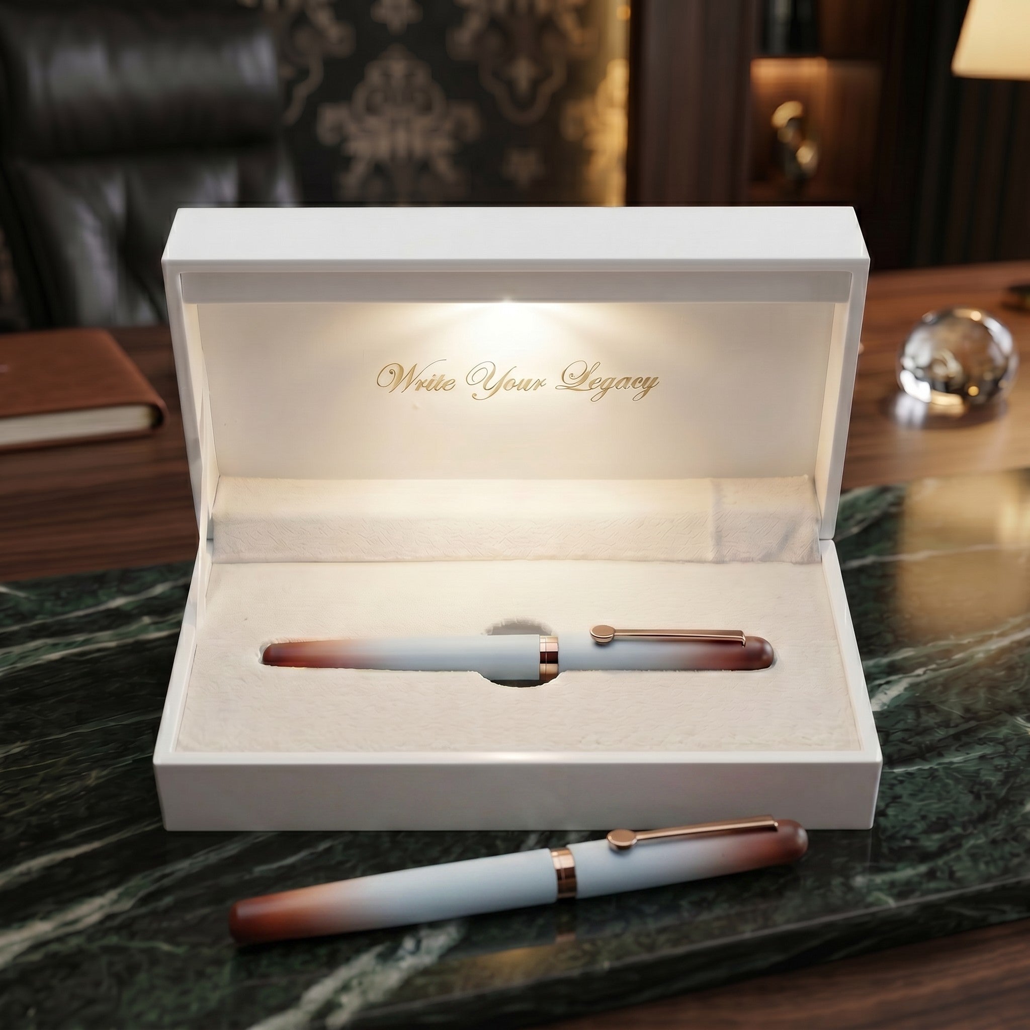 Aurencia Serenity Legacy Collection Roller Ball Pen (Ink Color - Blue)